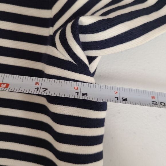 J Crew Striped Nautical Dress size Small Black and White - Picture 7 of 8